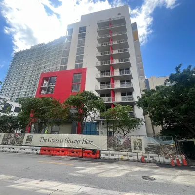 Standard Residences exterior nearing completion